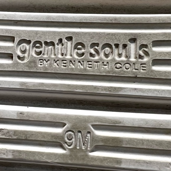 Gentle Souls Lara A-Line Sport Leather Gold Slip On Comfort Espadrilles Womens 9 - Picture 11 of 13